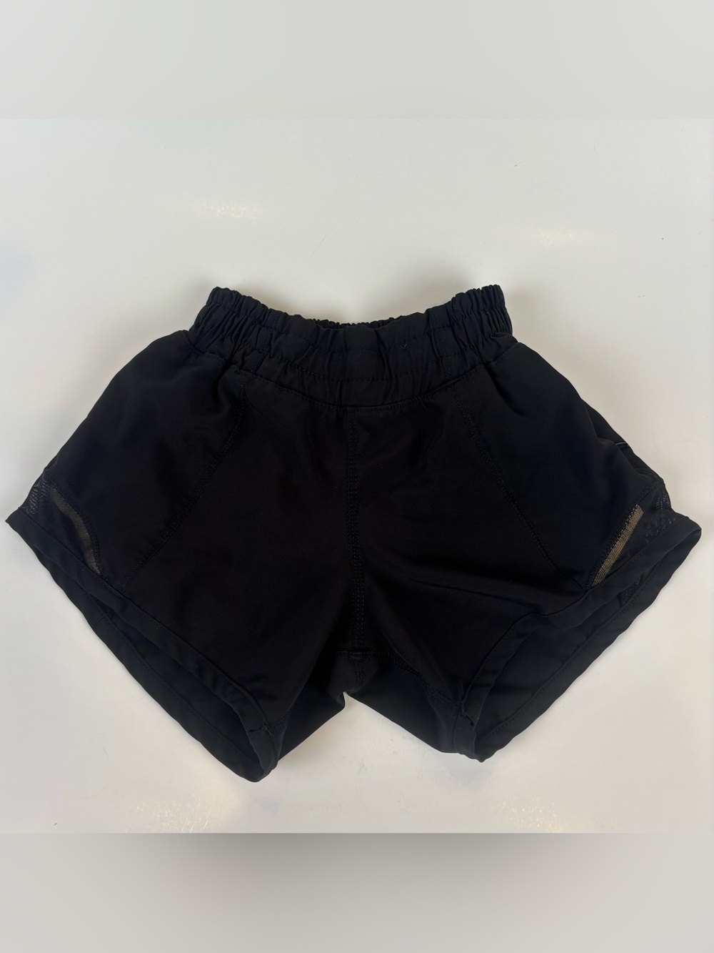 Varsity Spirit Black Lined Mesh Practice Cheer Shorts - Youth Extra Small YXS